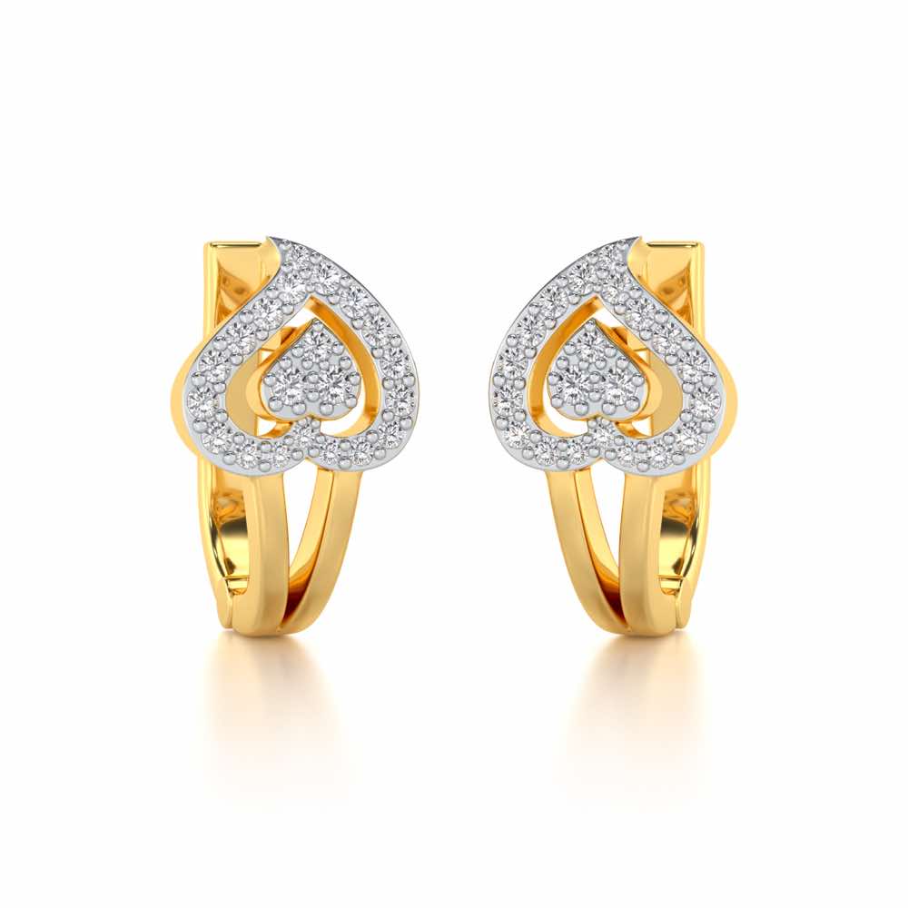 Heart Flame Silver Bali - Yellow Gold - Image 1