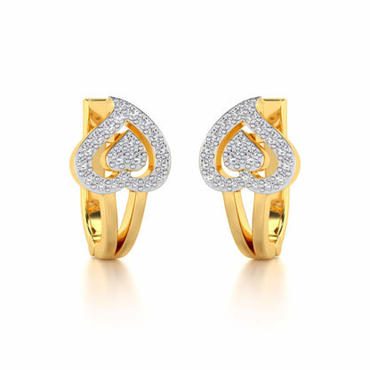 Heart Flame Silver Bali - Yellow Gold - Image 1