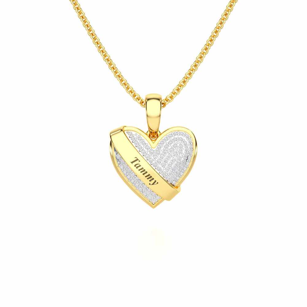 Heart Speaks Silver Pendant