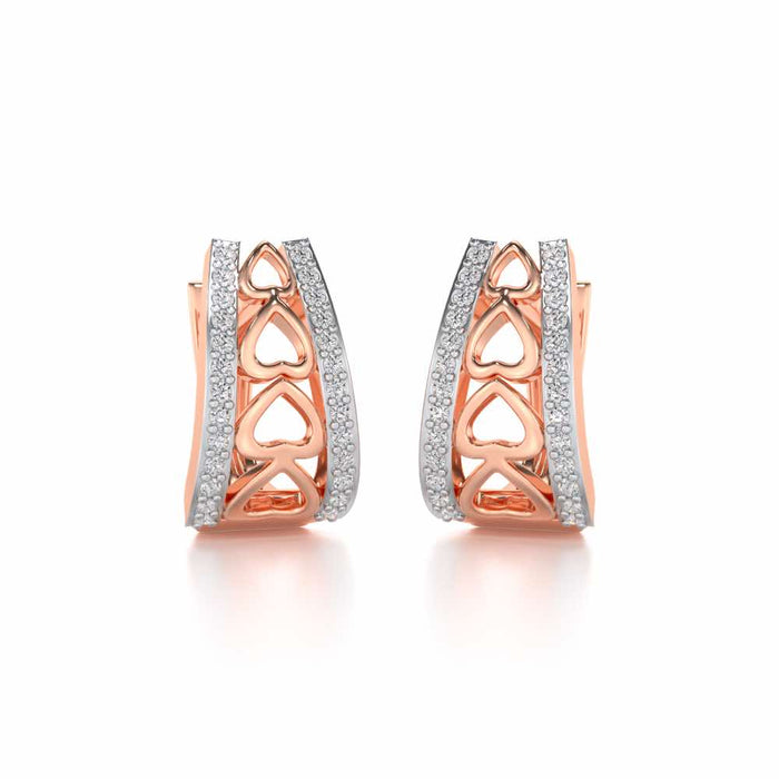 Heart Vein Silver Bali - Rose Gold - Image 1