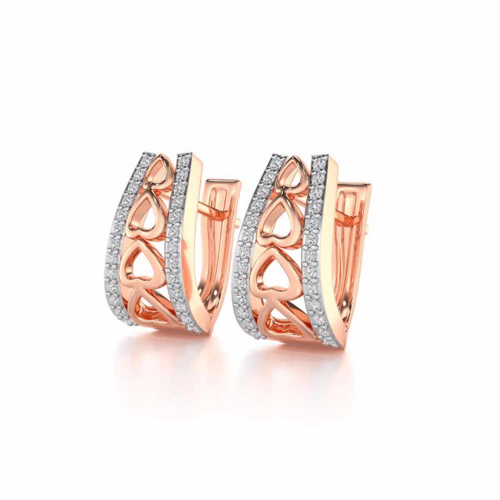 Heart Vein Silver Bali - Rose Gold - Image 3