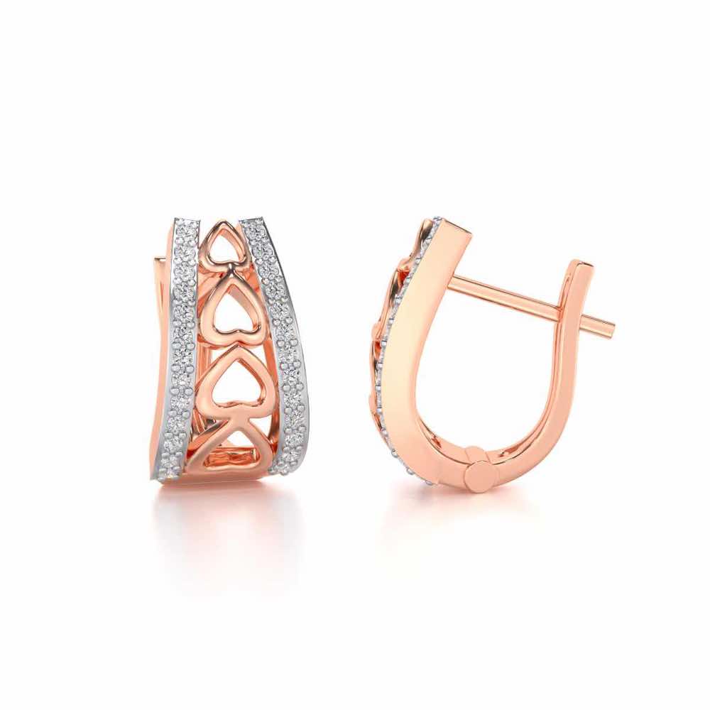 Heart Vein Silver Bali - Rose Gold - Image 4
