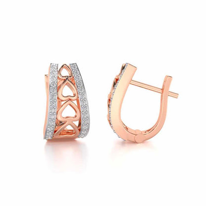 Heart Vein Silver Bali - Rose Gold - Image 4