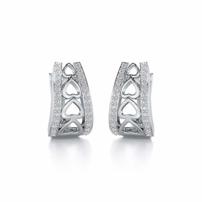 Heart Vein Silver Bali - White Gold - Image 1