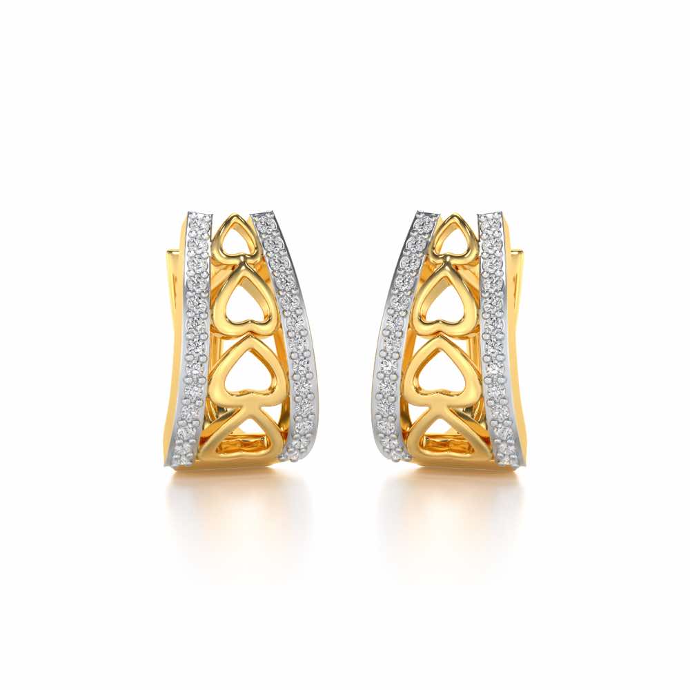 Heart Vein Silver Bali - Yellow Gold - Image 1