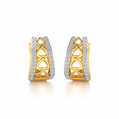 Heart Vein Silver Bali - Yellow Gold - Image 1