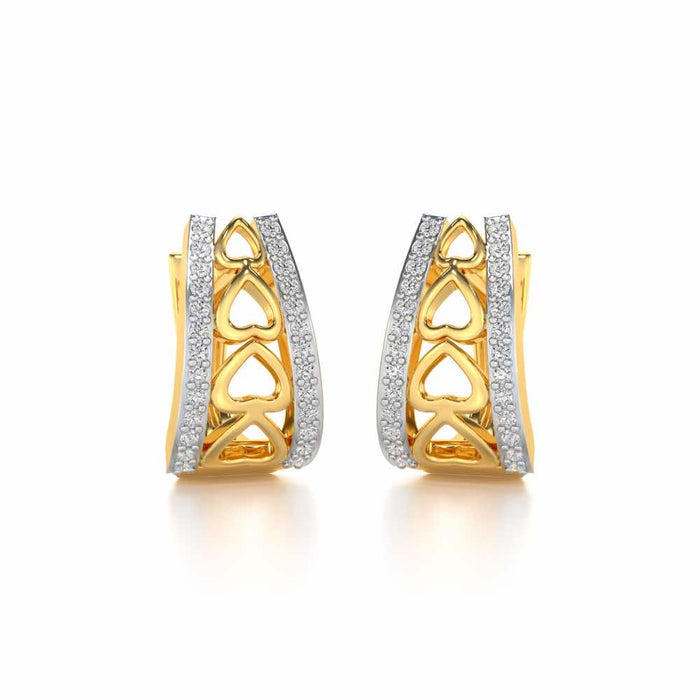 Heart Vein Silver Bali - Yellow Gold - Image 1