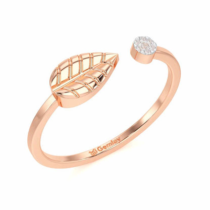 Heavenly Hues Silver Ring - Rose Gold - Image 1