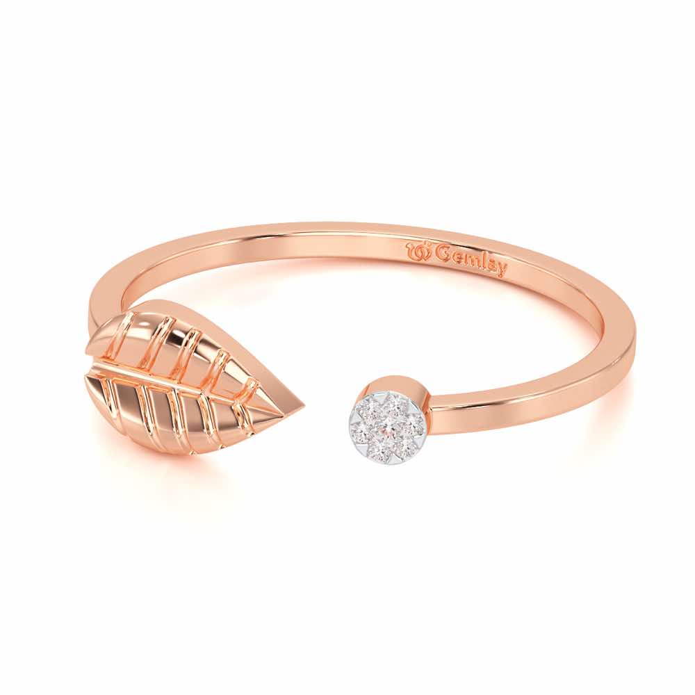 Heavenly Hues Silver Ring - Rose Gold - Image 2