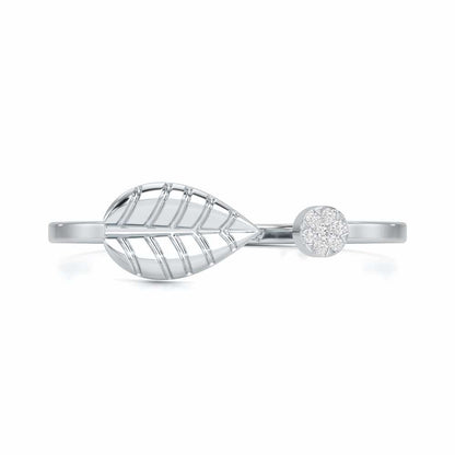 Heavenly Hues Silver Ring - White Gold - Image 4