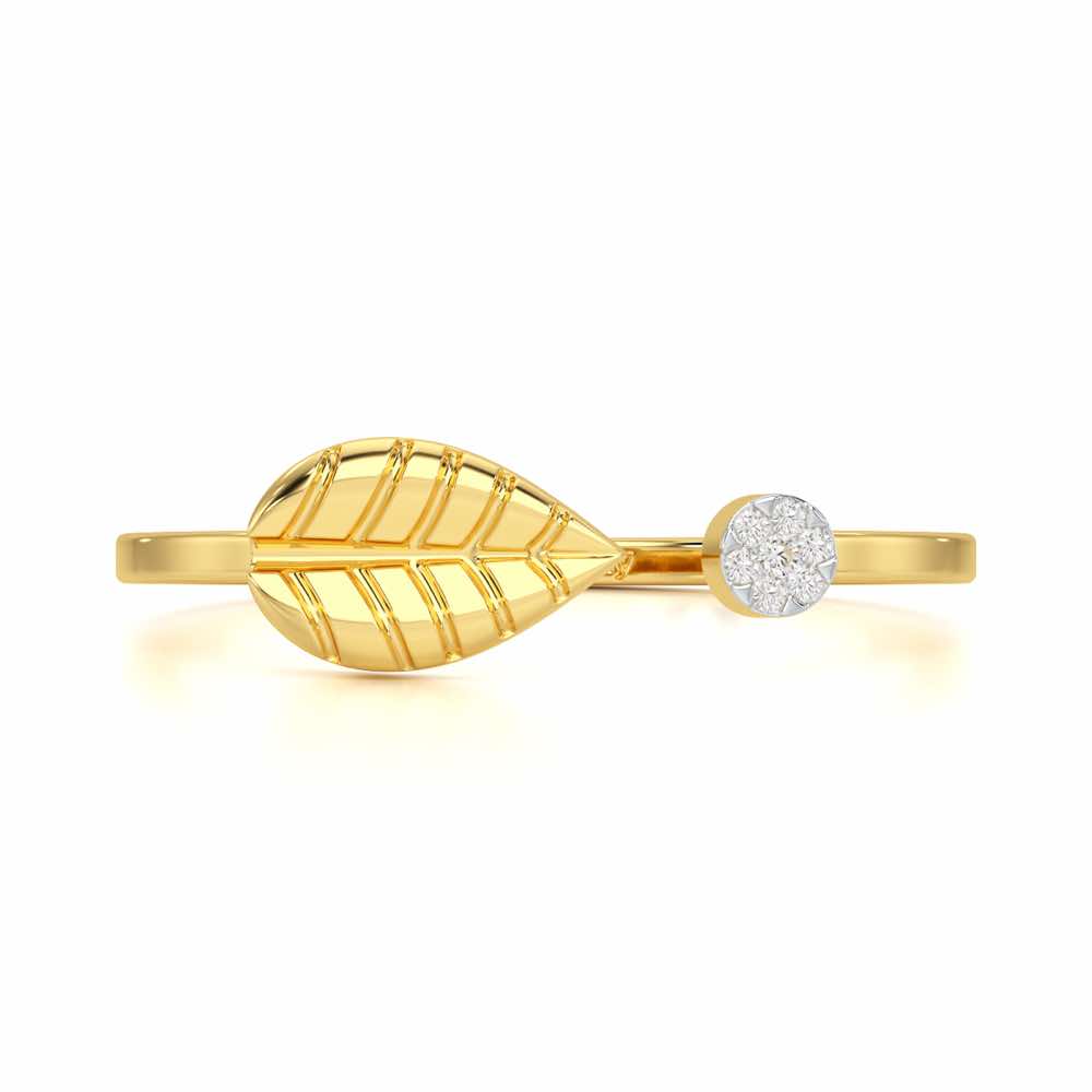 Heavenly Hues Silver Ring - Yellow Gold - Image 4