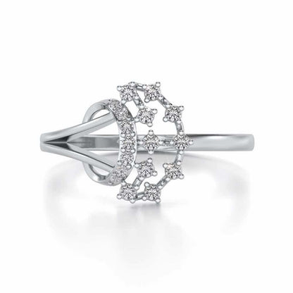 Heena Silver Ring - White Gold - Image 4