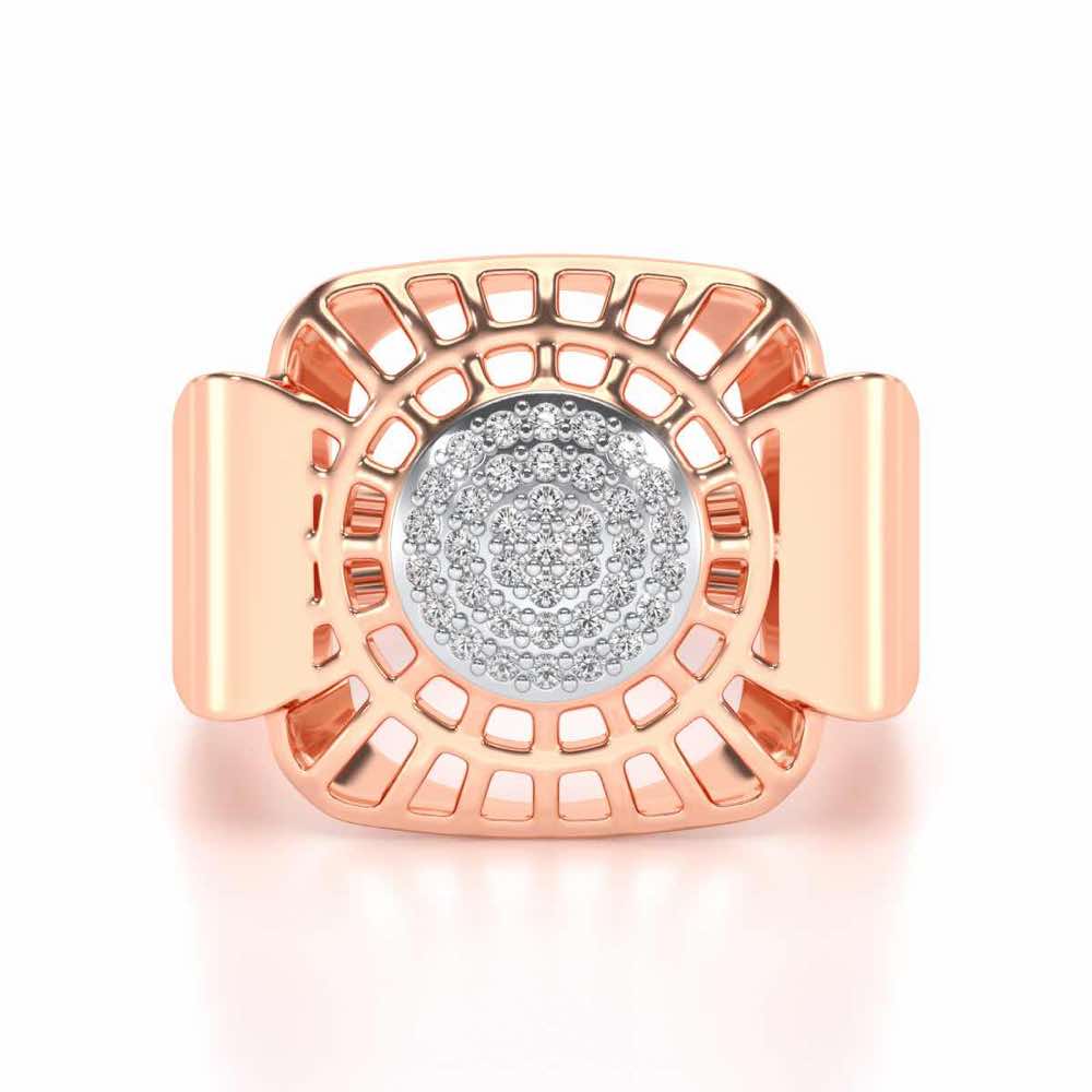 Heroic Silver Ring For Men - Rose Gold - Image 4