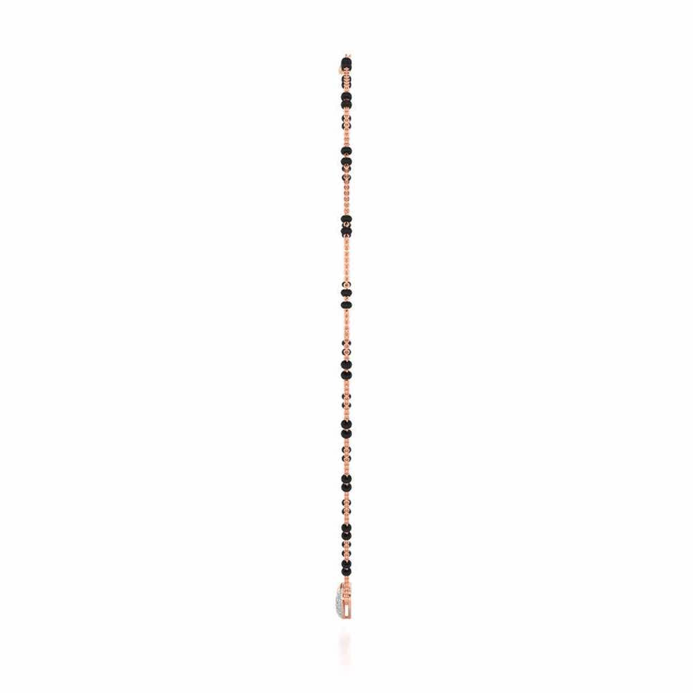 Hold Hearts Silver Mangalsutra - Rose Gold - Image 4