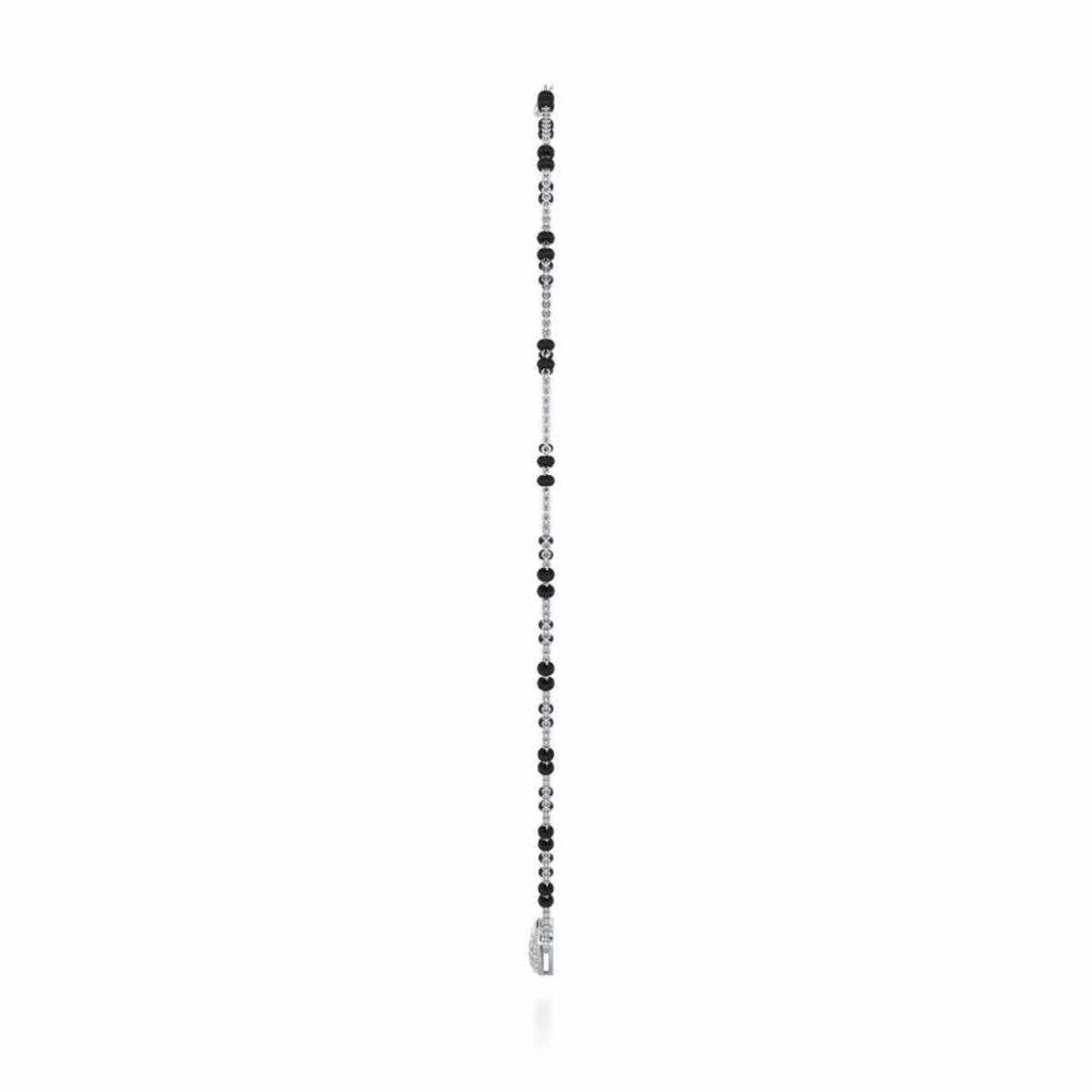 Hold Hearts Silver Mangalsutra - White Gold - Image 4