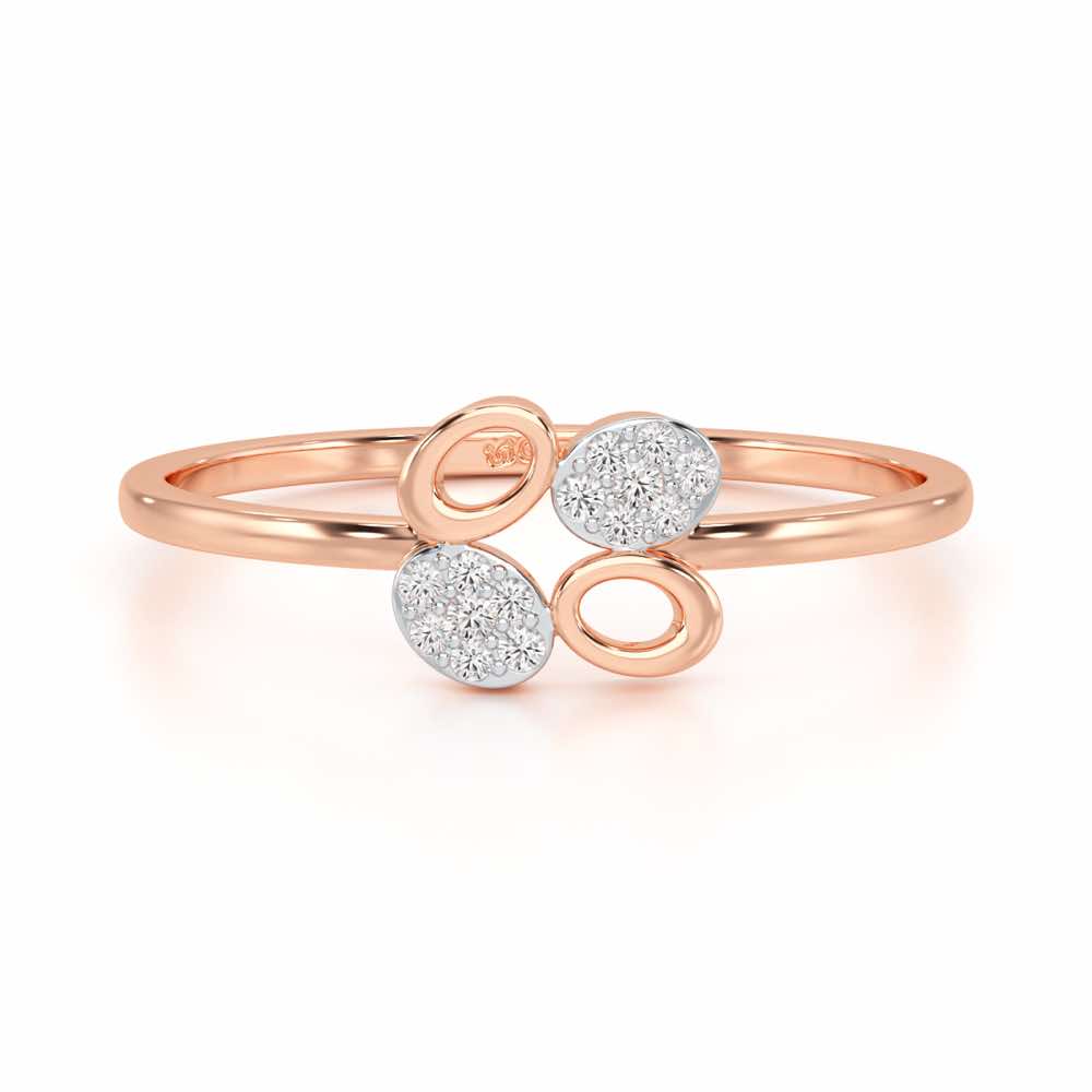 Hole Wholesome Silver Ring - Rose Gold - Image 4