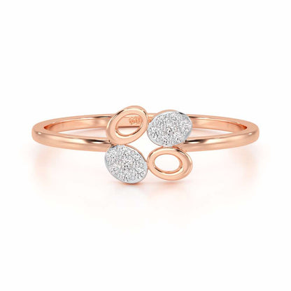 Hole Wholesome Silver Ring - Rose Gold - Image 4