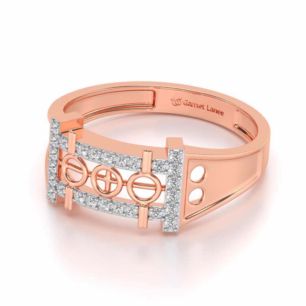 Holy Silver Ring For Men - Rose Gold - Image 2
