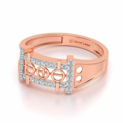 Holy Silver Ring For Men - Rose Gold - Image 2