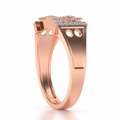 Holy Silver Ring For Men - Rose Gold - Image 3