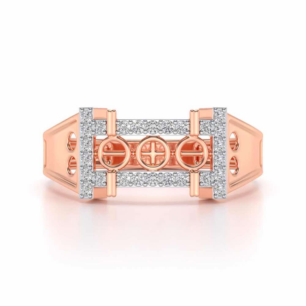 Holy Silver Ring For Men - Rose Gold - Image 4
