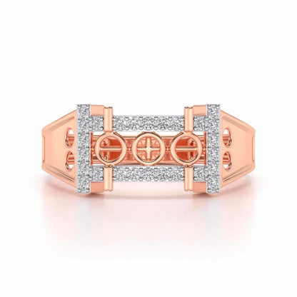 Holy Silver Ring For Men - Rose Gold - Image 4