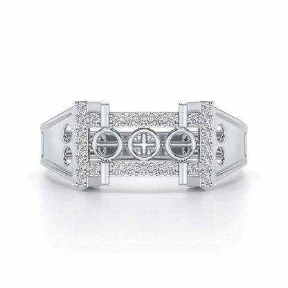 Holy Silver Ring For Men - White Gold - Image 4