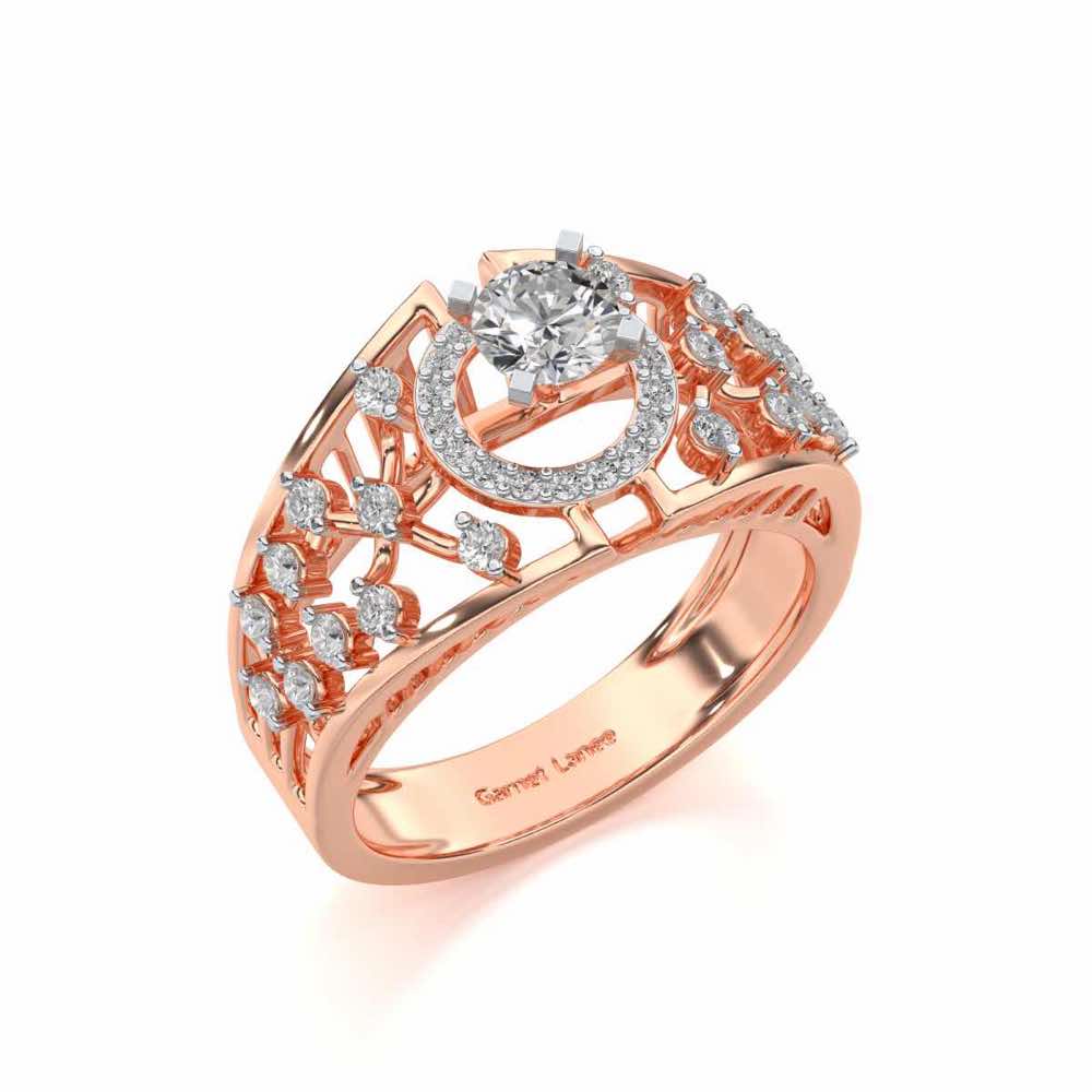 Honour Solitaire Ring - Rose Gold - Image 1