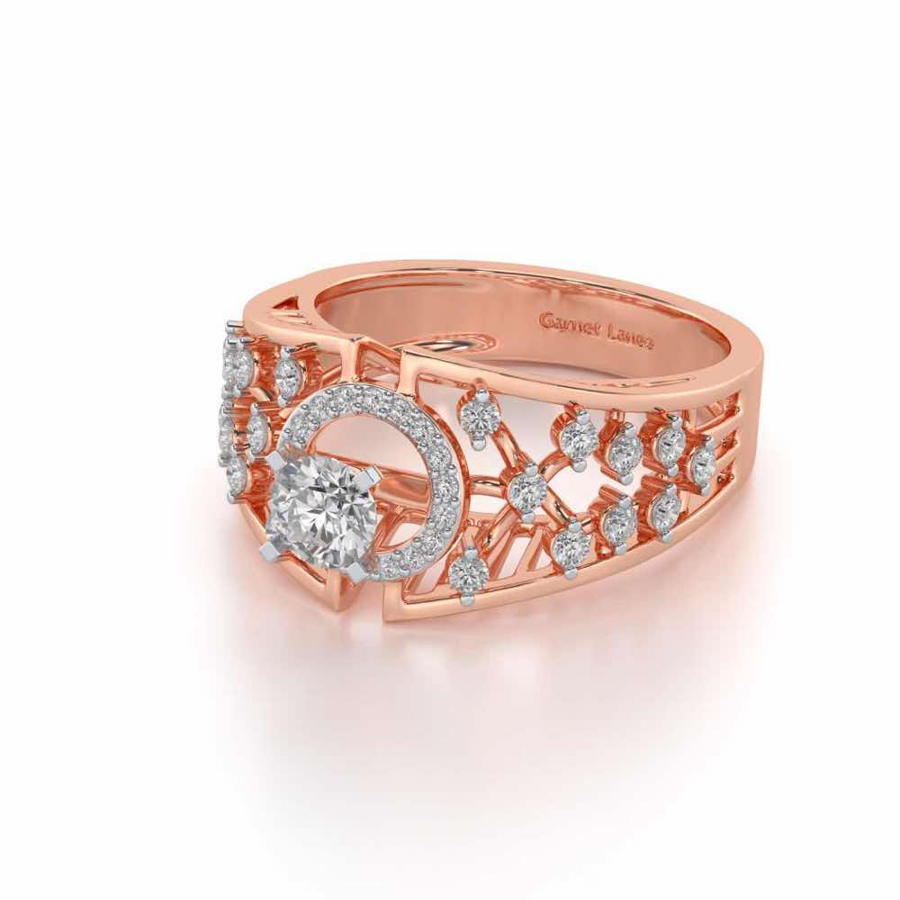 Honour Solitaire Ring - Rose Gold - Image 2