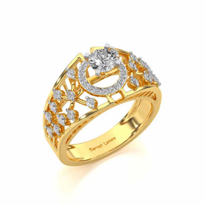 Honour Solitaire Ring - Yellow Gold - Image 1