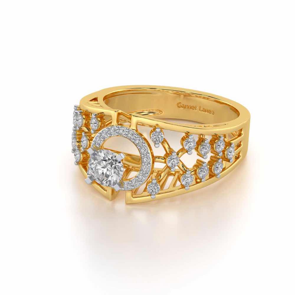 Honour Solitaire Ring - Yellow Gold - Image 2