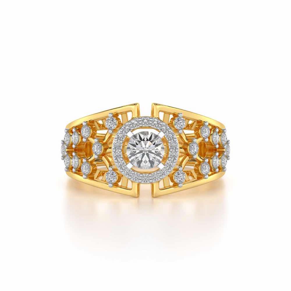 Honour Solitaire Ring - Yellow Gold - Image 4
