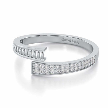 Hugsy Silver Ring - White Gold - Image 2