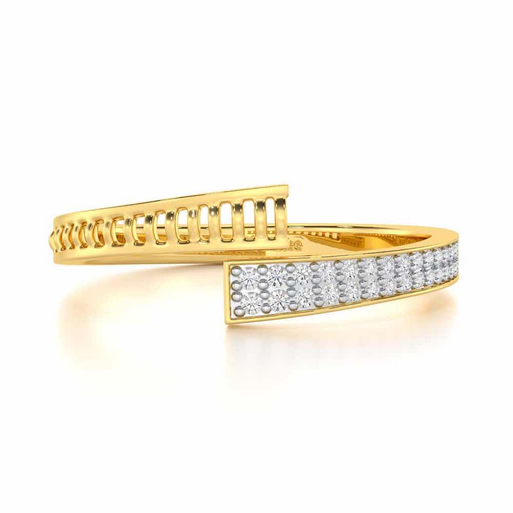 Hugsy Silver Ring - Yellow Gold - Image 4