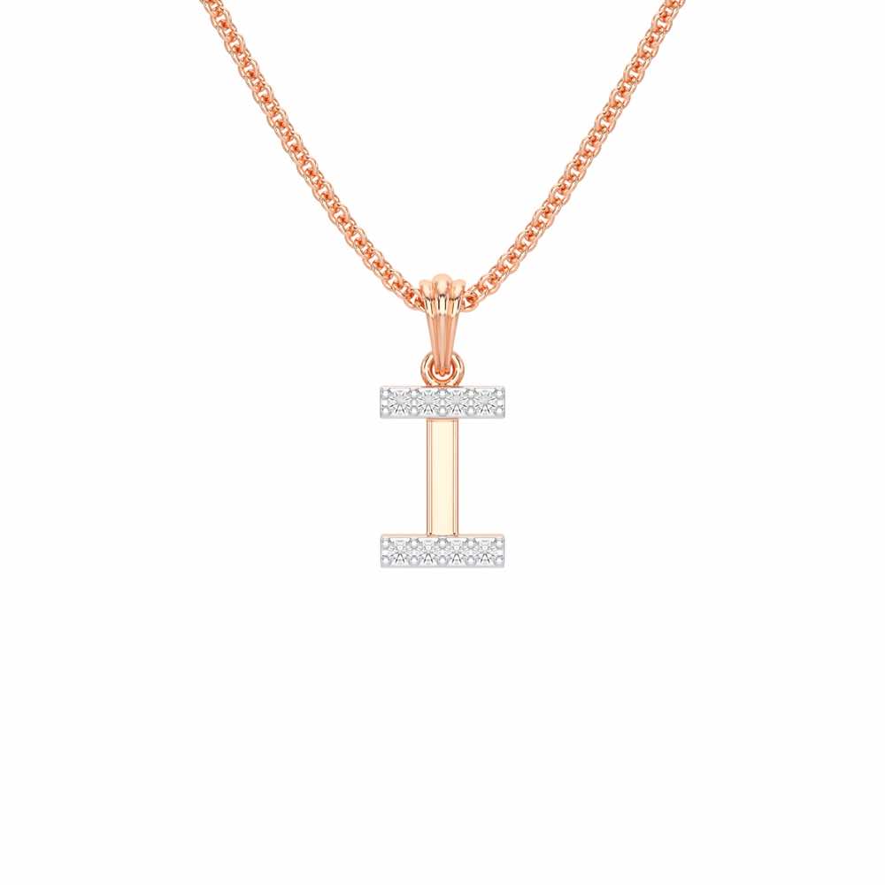 I-Luke Silver Pendant - Rose Gold - Image 1