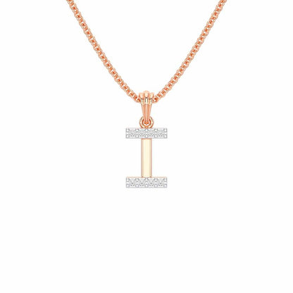 I-Luke Silver Pendant - Rose Gold - Image 1