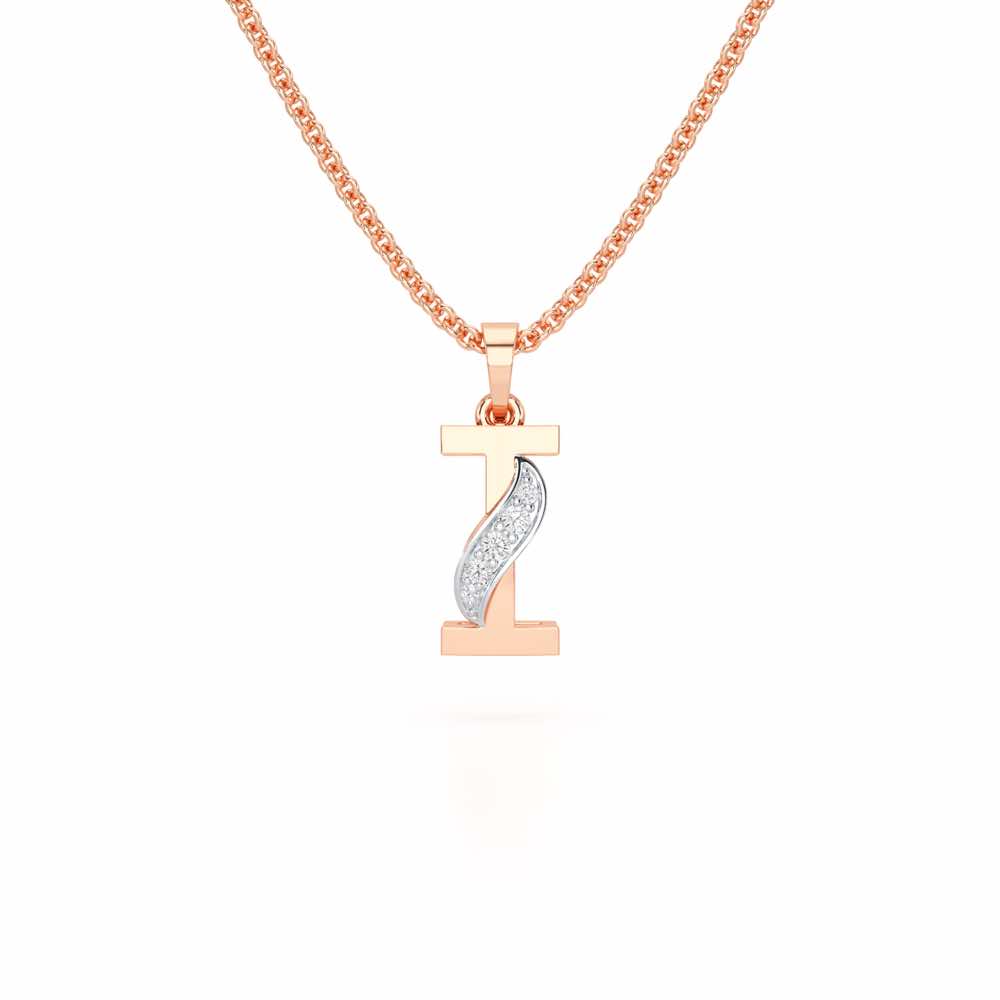 I-Spark Silver Pendant - Rose Gold - Image 1