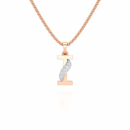 I-Spark Silver Pendant - Rose Gold - Image 1