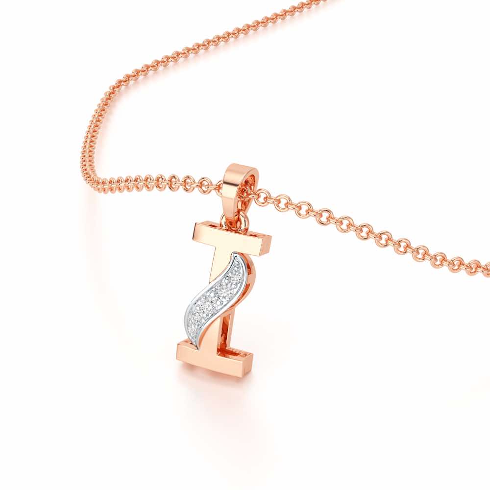 I-Spark Silver Pendant - Rose Gold - Image 2