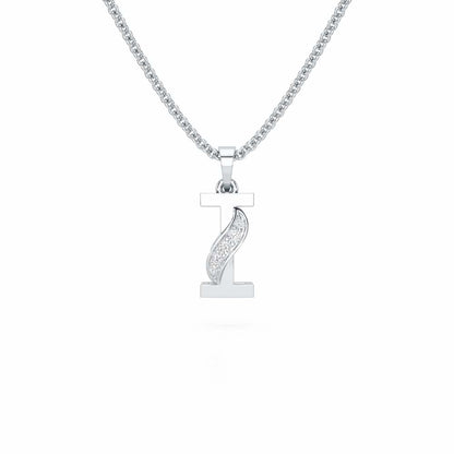 I-Spark Silver Pendant - White Gold - Image 1