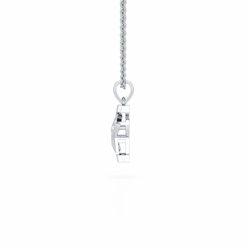 I-Spark Silver Pendant - White Gold - Image 3