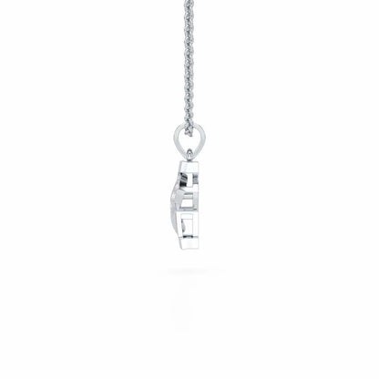I-Spark Silver Pendant - White Gold - Image 3