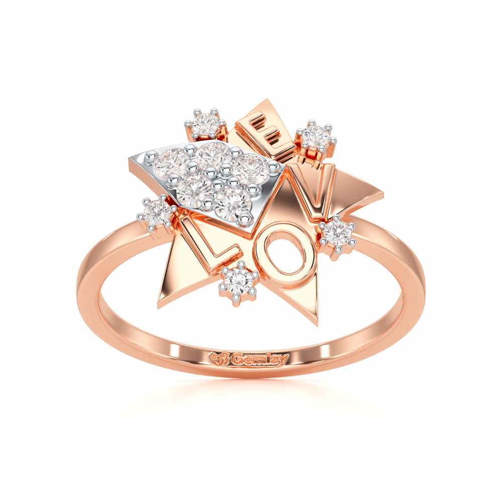 I-am-A Silver Ring - Rose Gold - Image 2