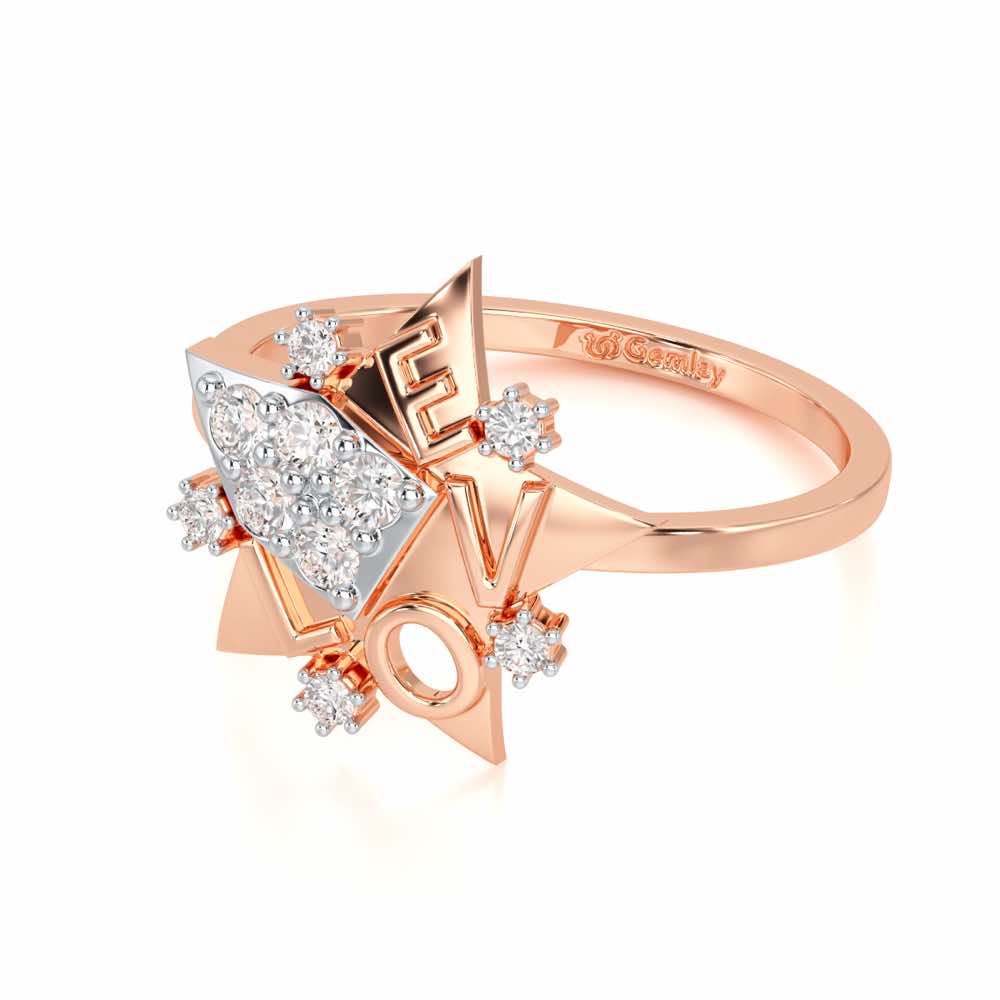 I-am-A Silver Ring - Rose Gold - Image 3