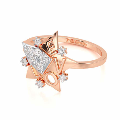I-am-A Silver Ring - Rose Gold - Image 3