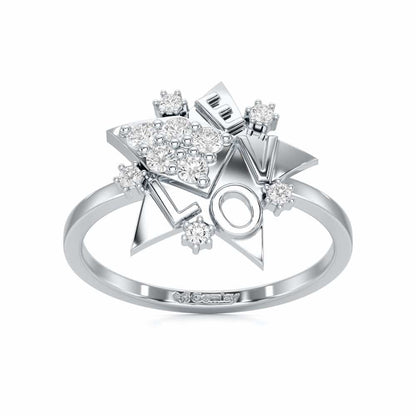 I-am-A Silver Ring - White Gold - Image 2