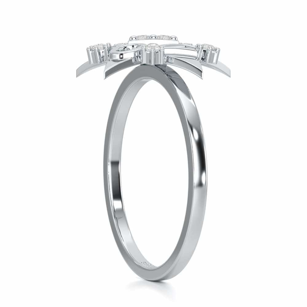I-am-A Silver Ring - White Gold - Image 4