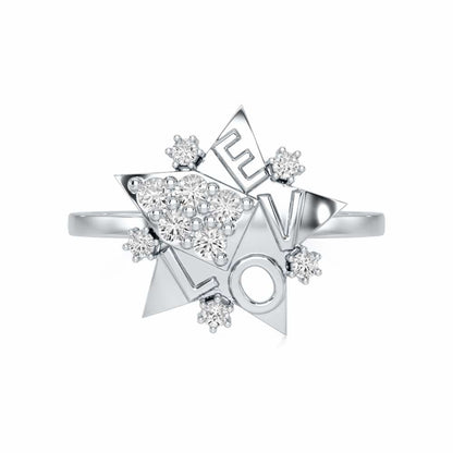 I-am-A Silver Ring - White Gold - Image 5