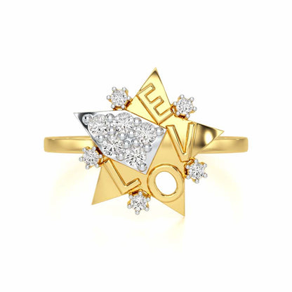 I-am-A Silver Ring - Yellow Gold - Image 5