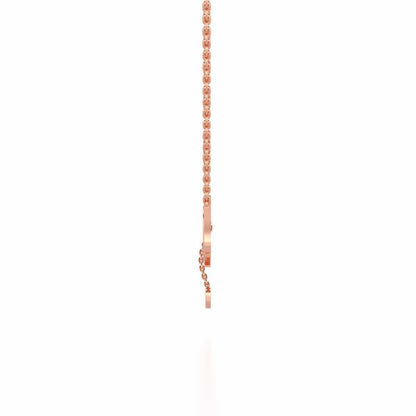 ILU Silver Pendant - Rose Gold - Image 3